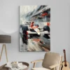 tableau voiture mclaren vintage portrait 2 3 4.webp