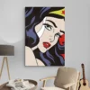 tableau wonder woman pop art portrait 2 3 4.webp