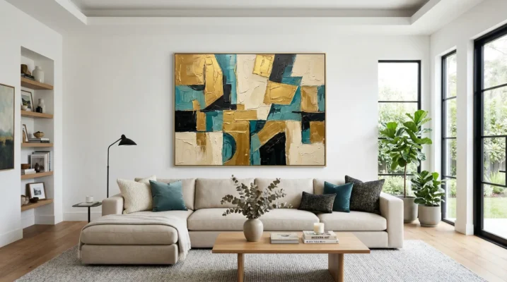 Comment choisir un tableau d'art contemporain pour sublimer son salon