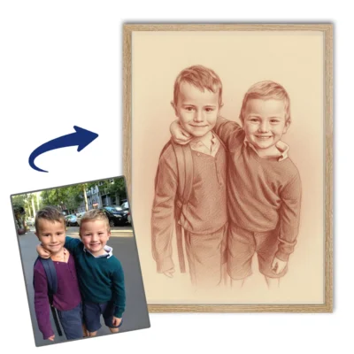 Photo personnalisée dessin