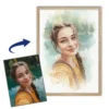 Portrait aquarelle personnalisée