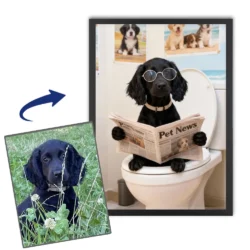 Tableau chien personnalisé