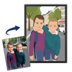 Tableau personnalisé dessin